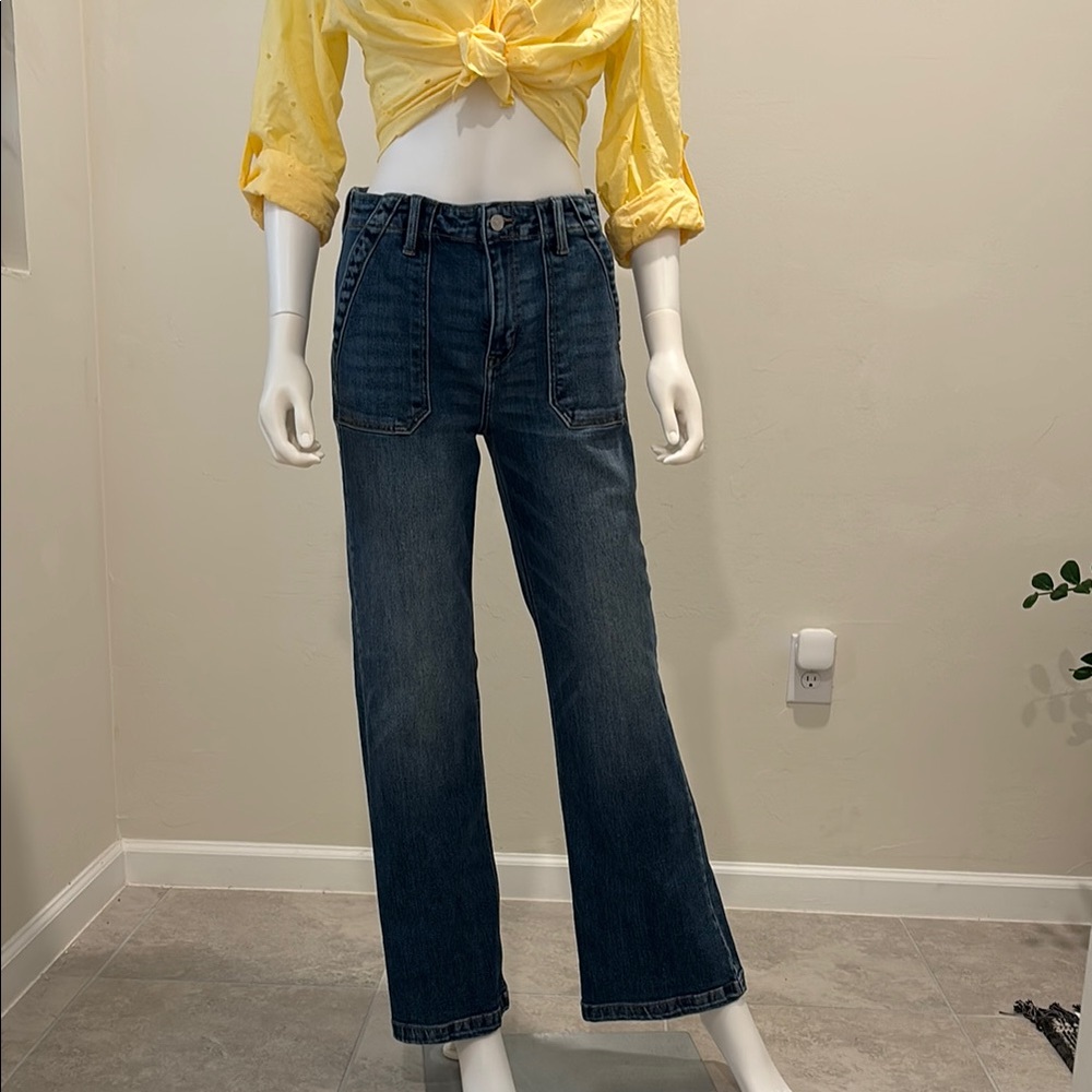 KanCan Blue Straight Leg Jeans High-Rise